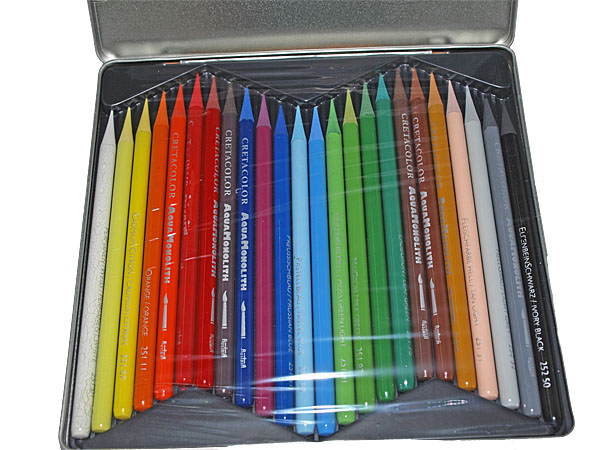 Aquamonolith Water Soluble Woodless Color Pencils – Box of 24