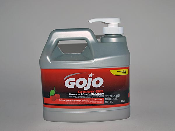 4333 Gojo Gel Industrial Hand Cleaner; 1/2 gal., Cherry Scented